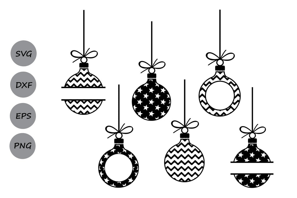 Christmas Ornaments| Christmas SVG Cut Files - So Fontsy