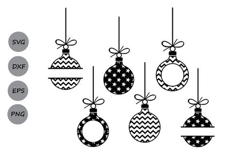 Christmas Ornaments| Christmas SVG Cut Files SVG CosmosFineArt 