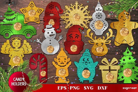 Christmas Ornaments DIY | Candy Holders Bundle | SVG SVG SvgOcean 