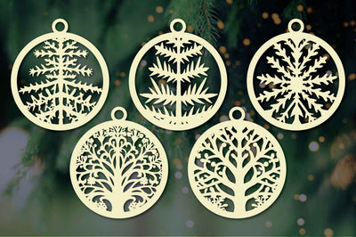 Christmas Ornaments Laser Cut SVG Bundle SVG MD JOYNAL ABDIN 