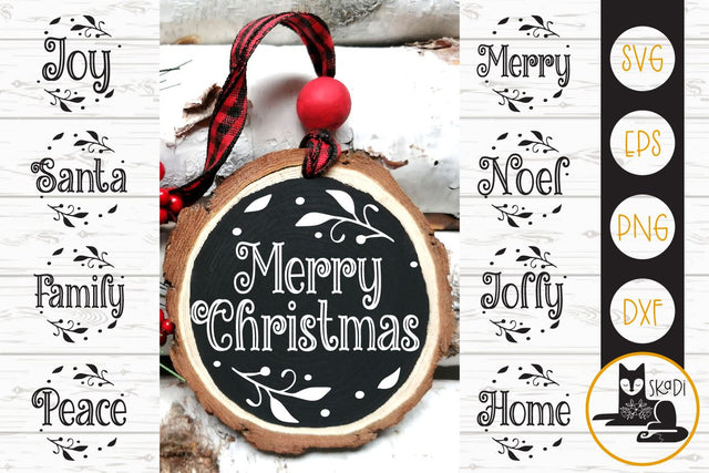Christmas Ornaments Rounds Bundle SVG SVG Skadi Designs 