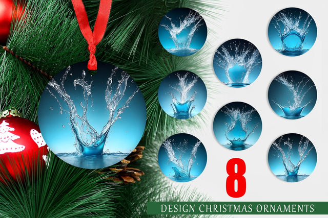 Christmas Ornaments Sublimation artnoy 