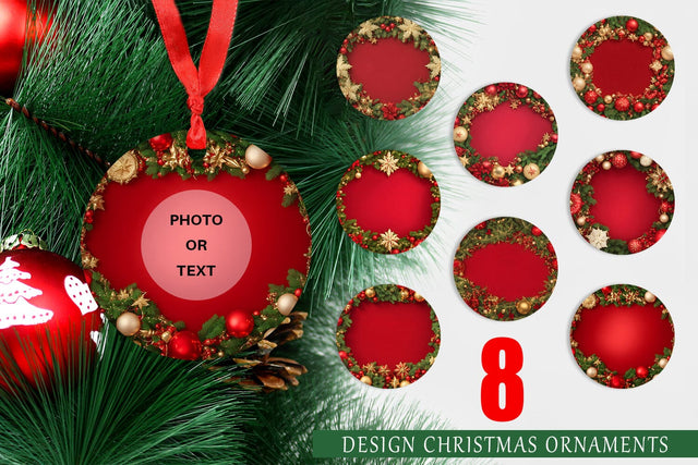 Christmas Ornaments Sublimation artnoy 