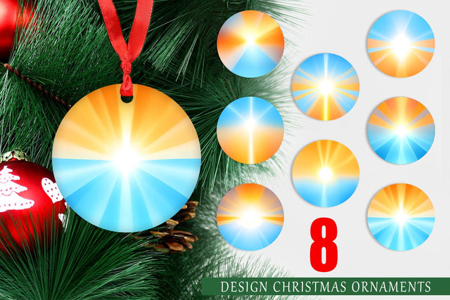 Christmas Ornaments Sublimation artnoy 