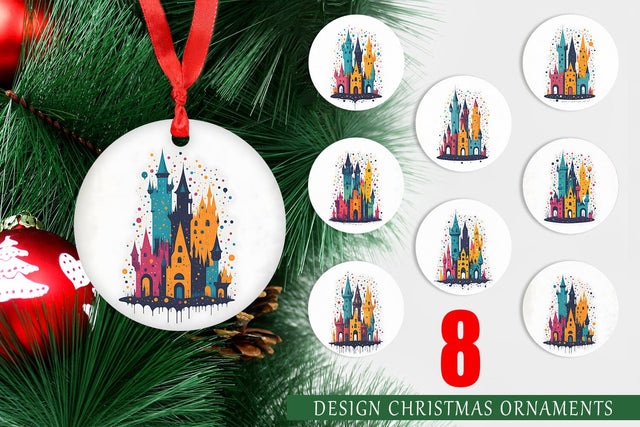 Christmas Ornaments Sublimation artnoy 