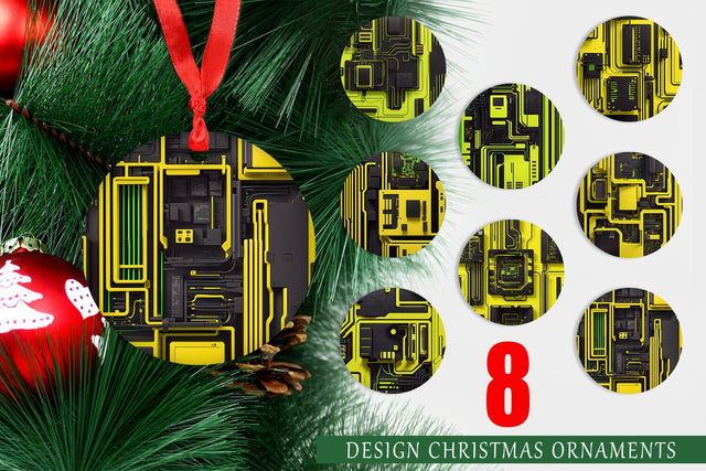 Christmas Ornaments Sublimation artnoy 