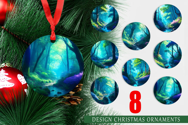 Christmas Ornaments Sublimation artnoy 