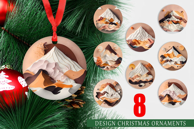 Christmas Ornaments Sublimation artnoy 
