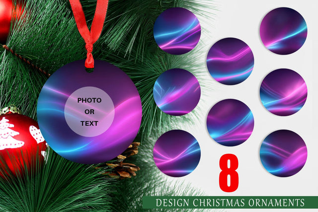 Christmas Ornaments Sublimation artnoy 