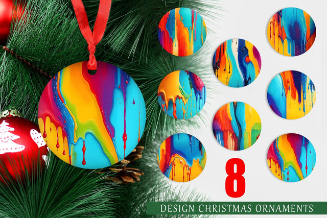 Christmas Ornaments Sublimation artnoy 