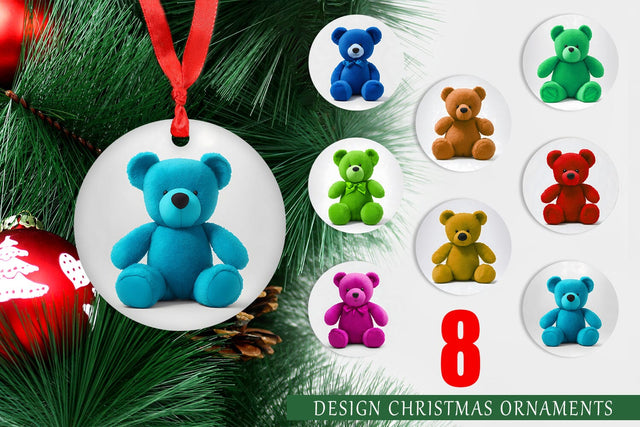 Christmas Ornaments Sublimation artnoy 