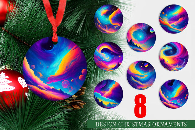 Christmas Ornaments Sublimation artnoy 