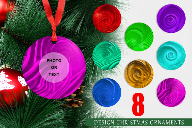 Christmas ornaments Sublimation artnoy 