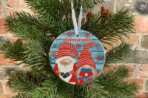 Christmas ornaments sublimation | Gnome Christmas ornaments Sublimation Svetana Studio 