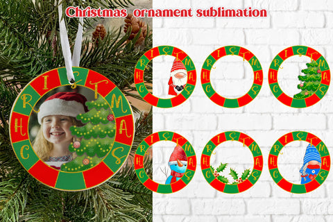 Christmas ornaments sublimation | Photo Christmas ornament Sublimation Svetana Studio 