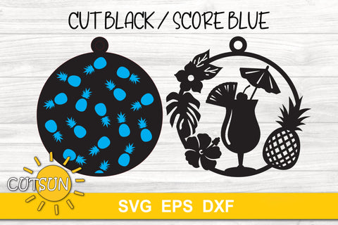 Christmas Ornaments SVG bundle Drinks and cocktails SVG CutsunSVG 