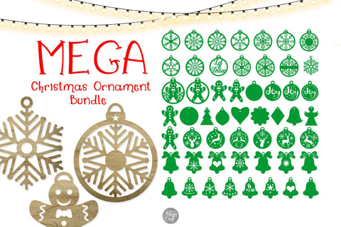 Christmas ornaments SVG bundle SVG Artisan Craft SVG 