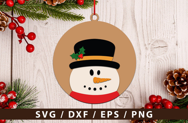 Christmas Ornaments SVG, Christmas Snowman SVG, Snowman Ornament Svg, Snowman Ornament Svg, Cricut svg, Laser Cut File SVG MD mominul islam 