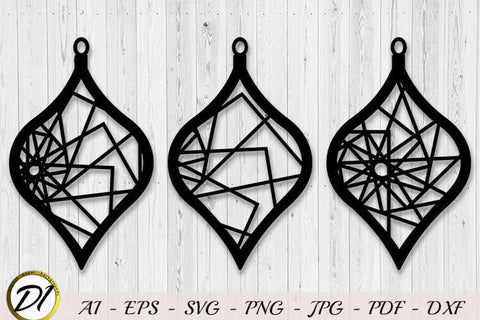 Christmas Ornaments SVG. Cut Files Pack.Christmas toys svg SVG Evgenyia Guschina 