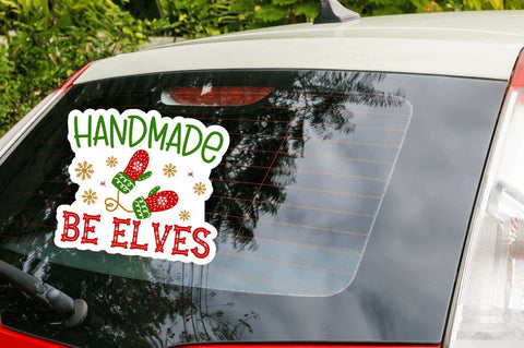 Christmas Packaging Stickers Bundle Sublimation Regulrcrative 