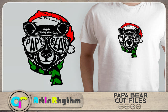 Christmas papa bear SVG SVG Artinrhythm shop 