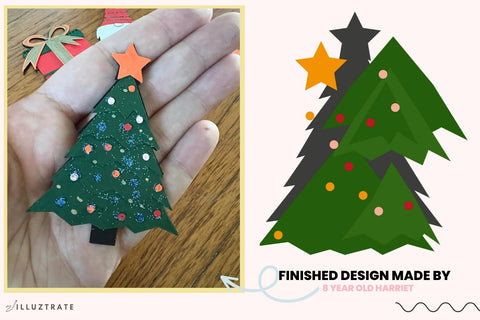 Christmas Paper Craft Designs | Christmas Paper Craft SVG SVG Illuztrate 