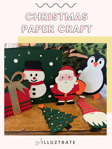 Christmas Paper Craft Designs | Christmas Paper Craft SVG SVG Illuztrate 