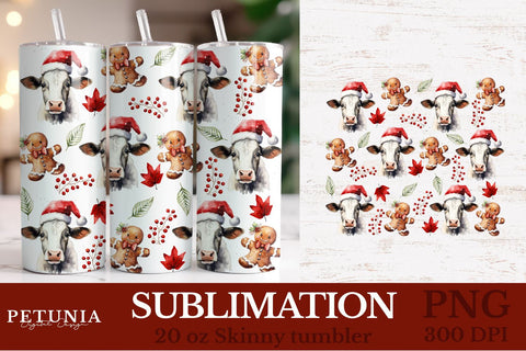 Christmas Pattern Tumbler Wrap Bundle | 20 oz Sublimation Tumbler Designs Sublimation Petunia Digital Design 