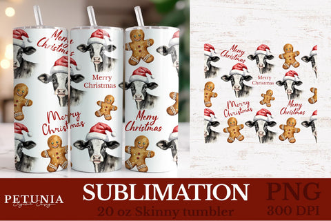 Christmas Pattern Tumbler Wrap Bundle | 20 oz Sublimation Tumbler Designs Sublimation Petunia Digital Design 