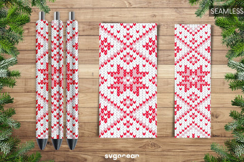 Christmas Pen Wrap Sublimation | PNG | Epoxy Sublimation SvgOcean 