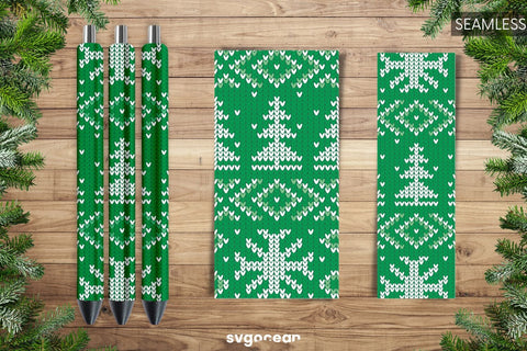 Christmas Pen Wrap Sublimation | PNG | Epoxy Sublimation SvgOcean 