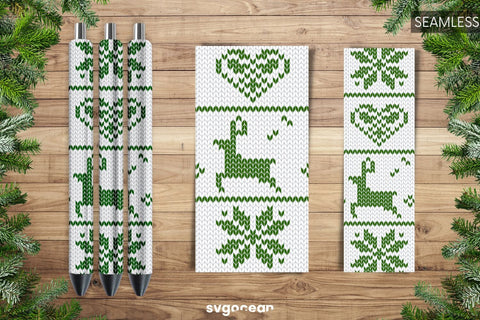 Christmas Pen Wrap Sublimation | PNG | Epoxy Sublimation SvgOcean 