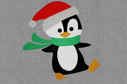 Christmas Penguin Embroidery/Applique DESIGNS embroidery-workshop 