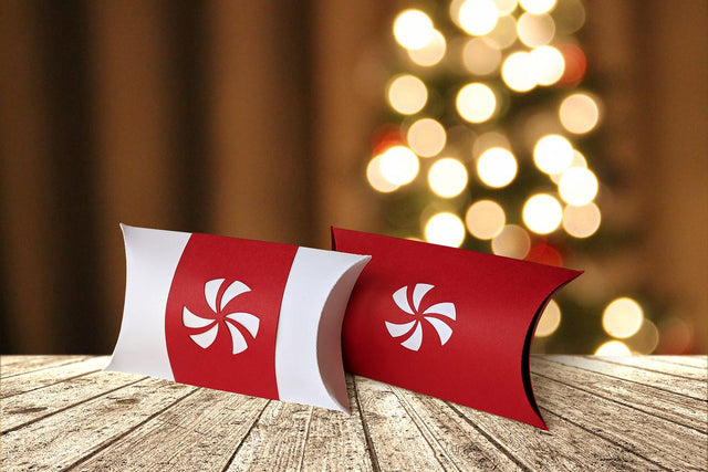 Christmas Peppermint Pillow Box SVG Risa Rocks It 