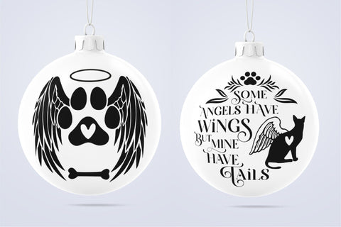 Christmas Pet Memorial Ornament Bundle 12 SVG Dog And Cat SVG OrangeBrushStudio 