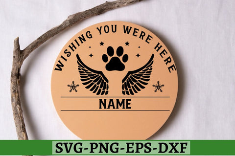Christmas Pet Memorial Ornament Bundle SVG DESIGNISTIC 
