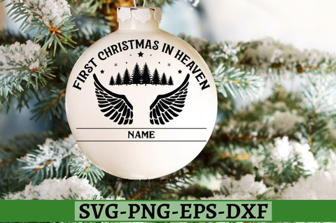Christmas Pet Memorial Ornament Bundle SVG DESIGNISTIC 