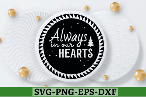 Christmas Pet Memorial Ornament Bundle SVG DESIGNISTIC 