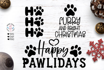 Christmas pet Quotes in SVG, DXF and PNG SVG Graphic House Design 