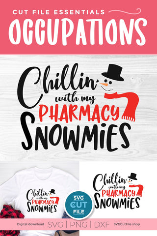 Christmas Pharmacy svg, Pharmacy Team or Squad SVG SVG Cut File 