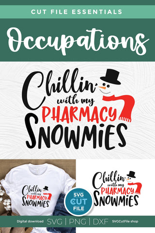 Christmas Pharmacy svg, Pharmacy Team or Squad SVG SVG Cut File 