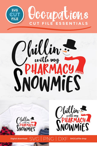 Christmas Pharmacy svg, Pharmacy Team or Squad SVG SVG Cut File 