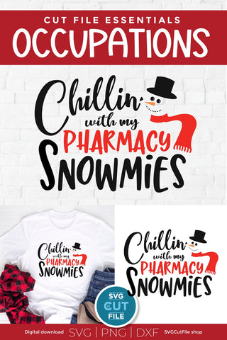 Christmas Pharmacy svg, Pharmacy Team or Squad SVG SVG Cut File 