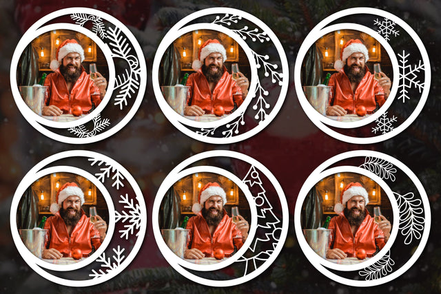 Christmas photo frame SVG bundle SVG MD JOYNAL ABDIN 