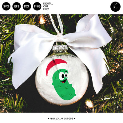 Christmas Pickle SVG Kelly Lollar Designs 