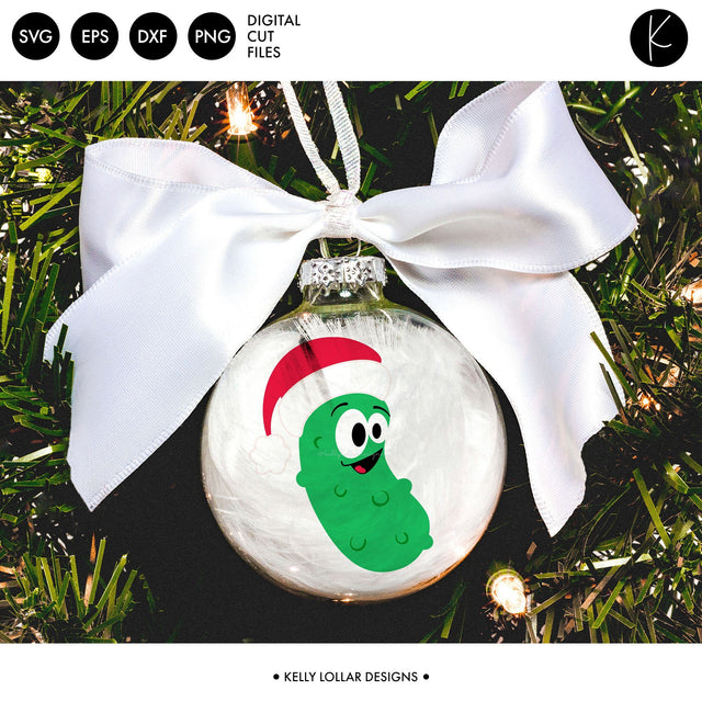 Christmas Pickle SVG Kelly Lollar Designs 