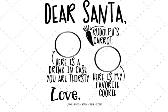 Christmas Plate, Santa Cookie Plate, Santa Cookie, Christmas Eve, Cookie for Santa, Christmas Svg, Milk and Cookies, Santa Sign SVG SVG Digital Designer 