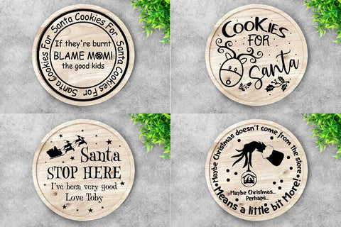 Christmas Plate & Santa tray svg bundle, Merry christmas svg SVG Paper Switch 