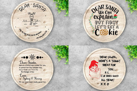 Christmas Plate & Santa tray svg bundle, Merry christmas svg SVG Paper Switch 