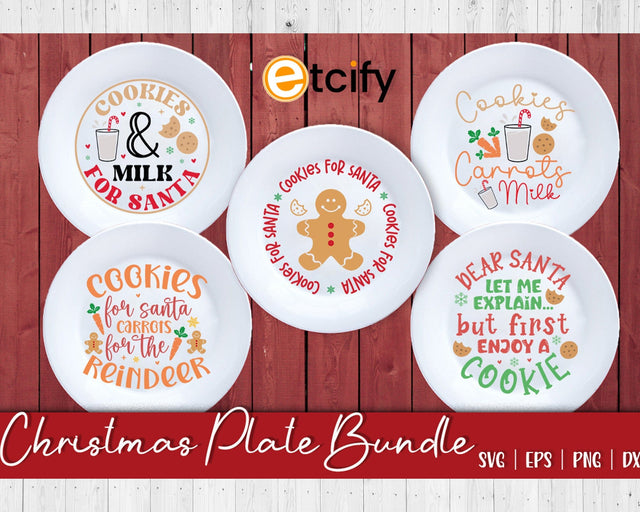 Christmas Plates SVG Bundle SVG etcify 
